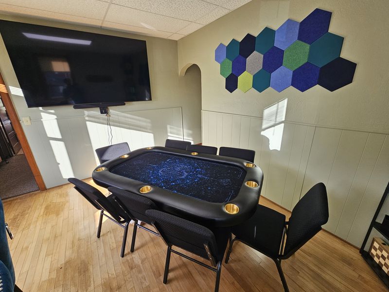 The Lodge — lounge and gaming area